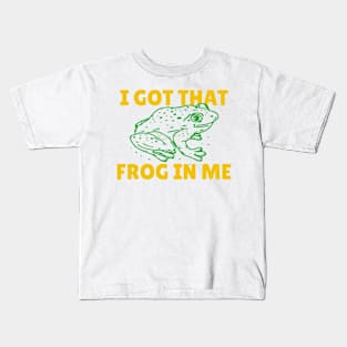 I Got That Frog In Me Kids T-Shirt